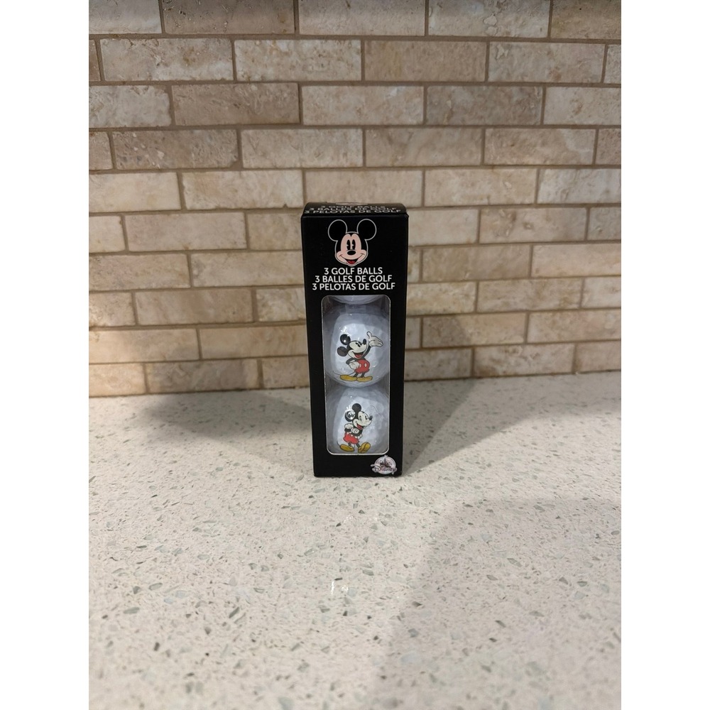 Disney‎ Mickey Mouse Golf Balls Set of 3 NIP